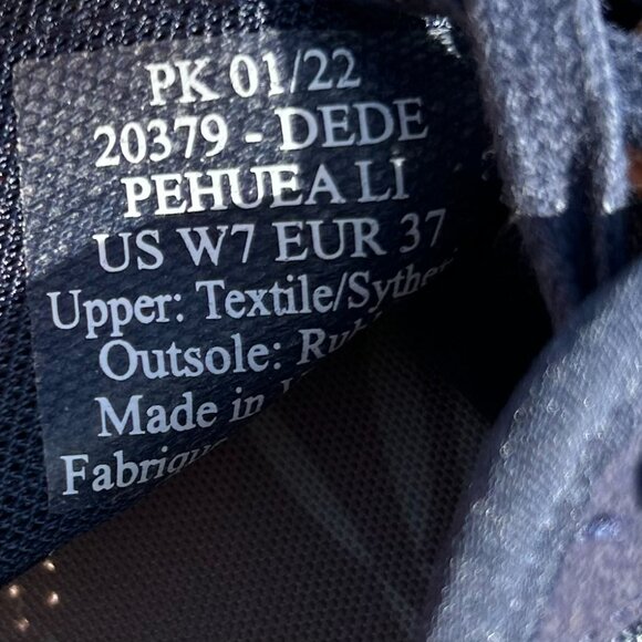 OluKai Pehuea Li 20379-Dede Women Sz 7 Trench Blue - Picture 9 of 9